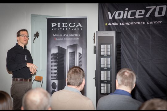 Bie Voice 70 wird Piega kompetent erklärt...