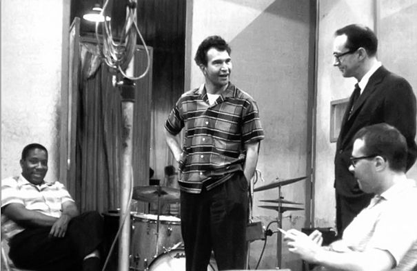 Das Dave Brubeck Quartet im Studio während den Aufnahmen zu «Time Out».