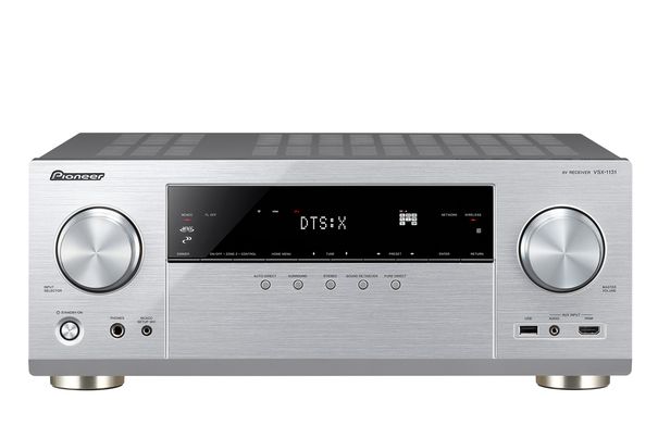 Der 7-Kanal-AV-Receiver VSX-1131 von Pioneer mit Dolby Atmos, dts:X und Streaming-Vollausstattung.