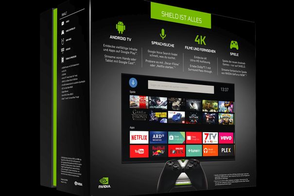 Die Nvidia-Box basiert auf Android und bietet volle 4K/UHD-Unterstützung.