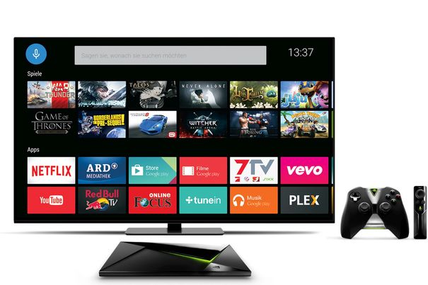 Die Erweiterungsbox von Nvidia verwandelt den 4K-TV in ein Heimkino mit Spielfähigkeiten.