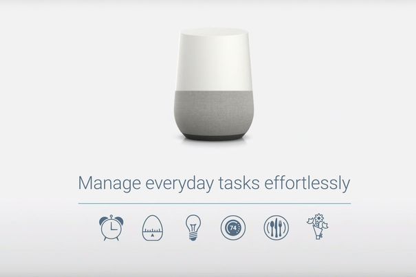 Google Home soll von der Unterhaltung bis zur persönlichen Datenverwaltung und Smart-Home-Steuerung alles integrieren.