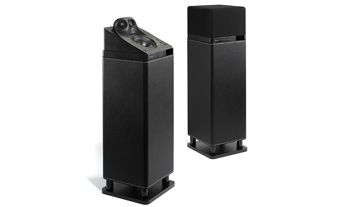 Die Standlautsprecher Living LV3 von Audio Pro gibt es in schwarzem ... 