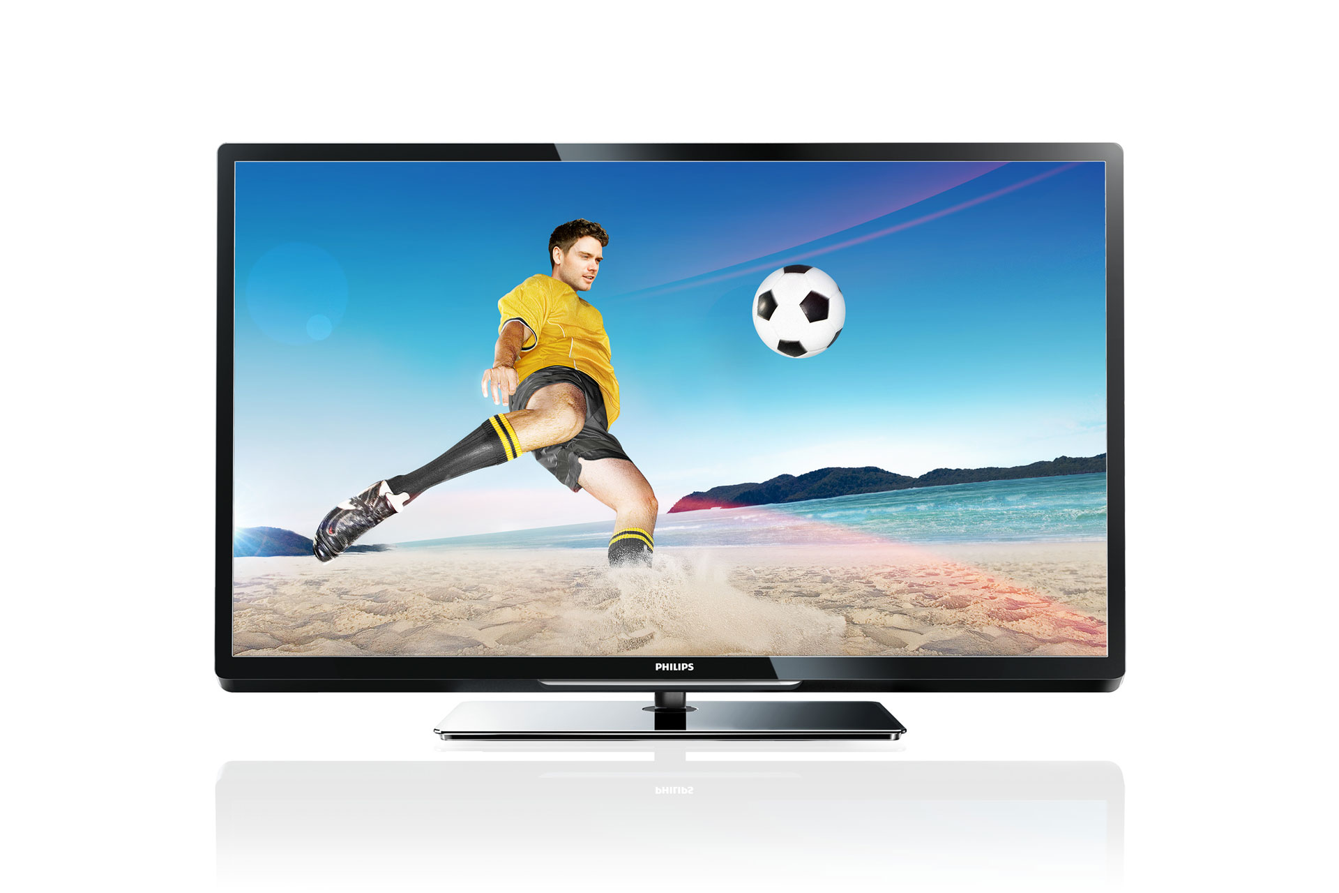 Die 4000er Serie ermöglicht zusätzlich Videotelefonie über den Fernseher. Der PFL4007 arbeitet mit 200 Hz dem Pixel Plus HD von Philips.