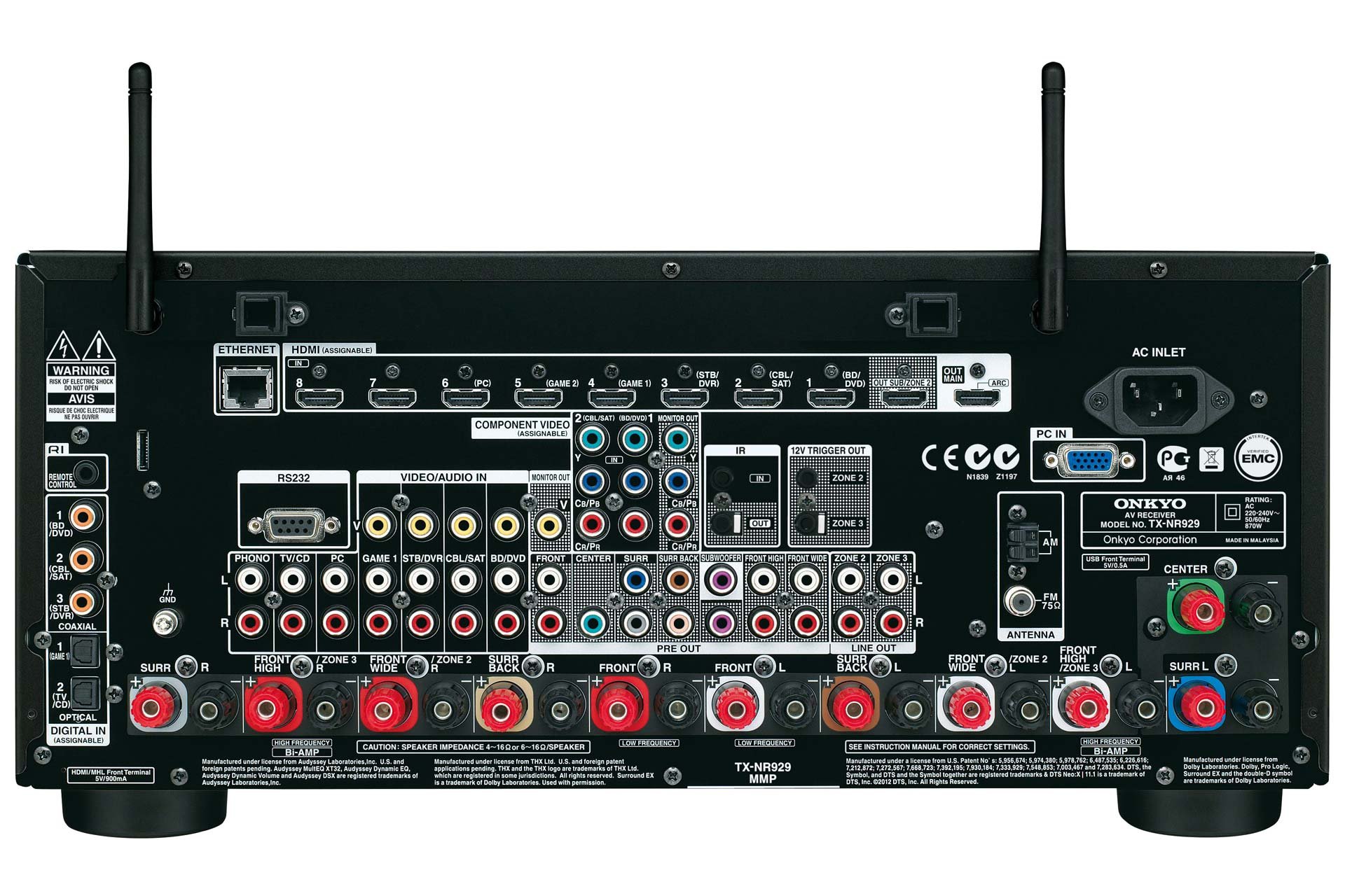 Onkyo AVReceiver TXNR929 und TXNR828 9.2 in der Mittelklasse