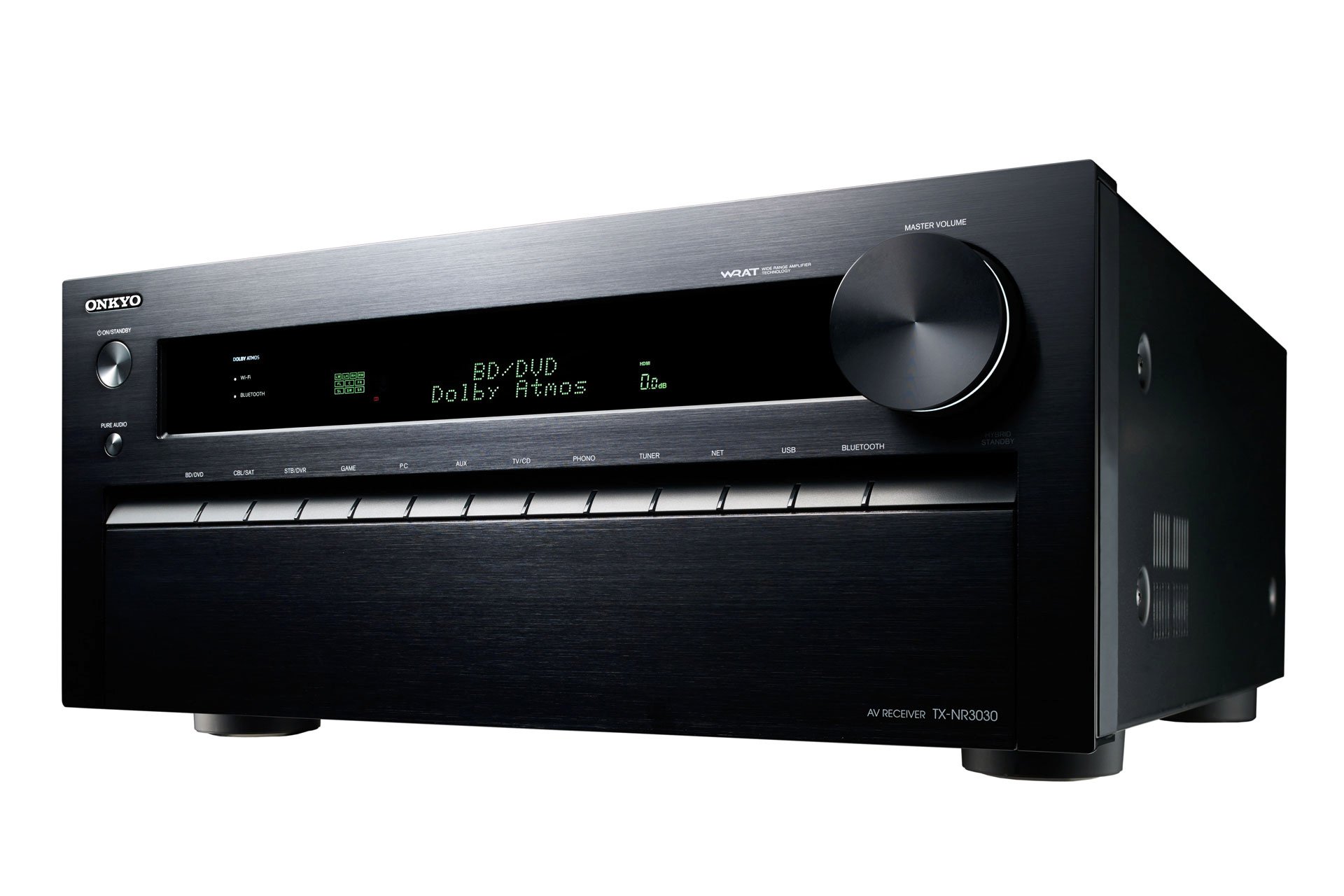 Imposante Eigenschaften schmücken den TX-NR3030. Neu an diesem AV-Netzwerk-Receiver ist Dolby Atmos, das eine neue Dimension in den Raumklang bringt.