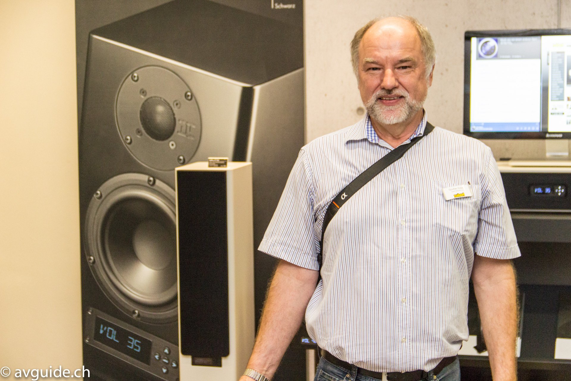 Nubert-Lautsprecher überzeugen seit 1975 mit grundsolider Technik und hervorragendem Preis-Leistungs-Verhältnis. Im Bild Firmengründer und Spiritus rector Günther Nubert.