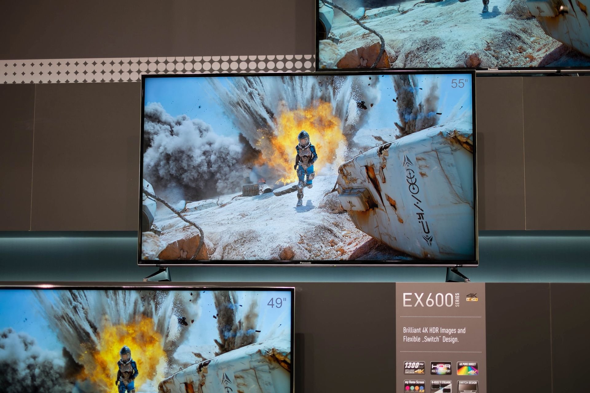 EX 600: 4K-TV.