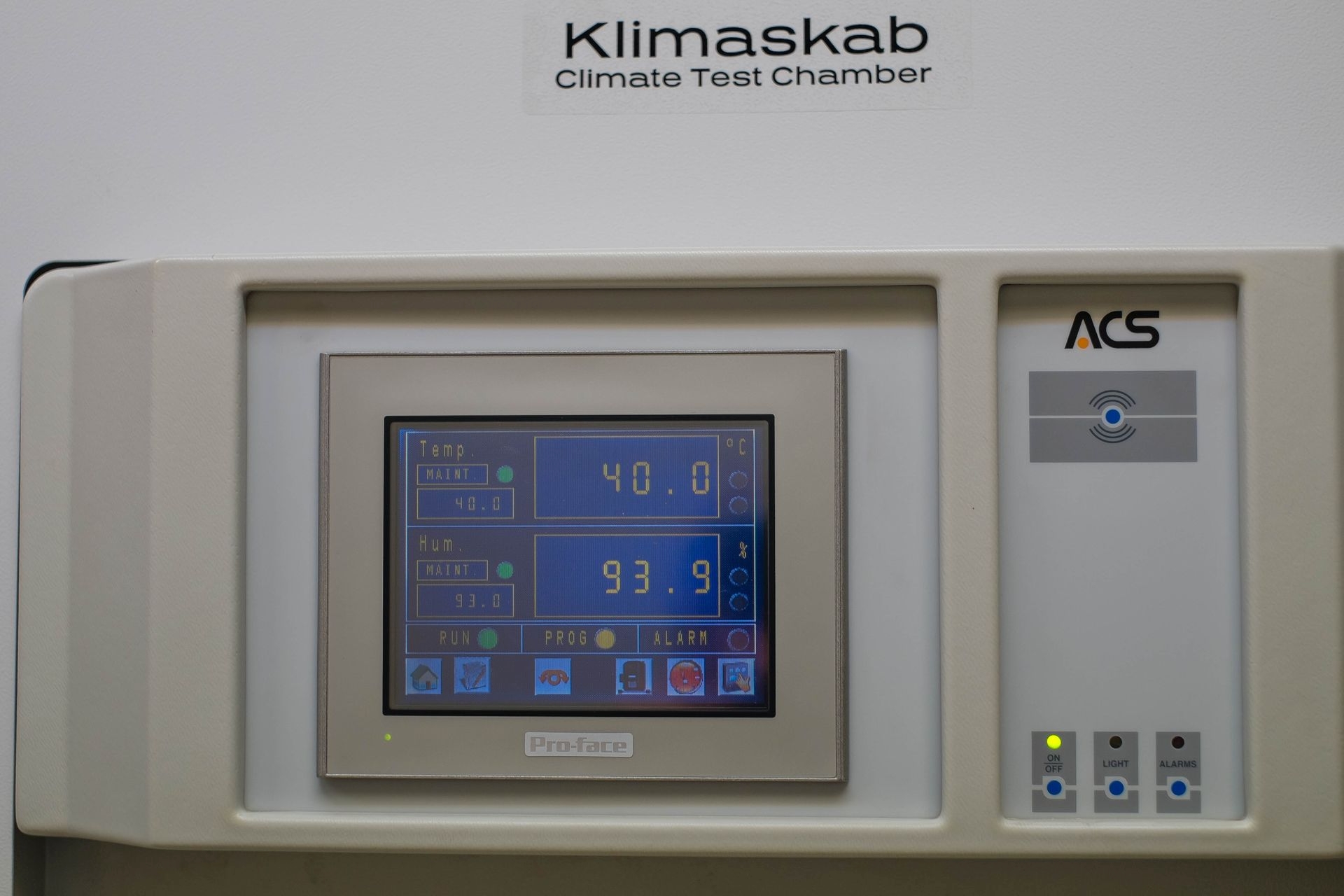 Härtetest in der Klimakammer