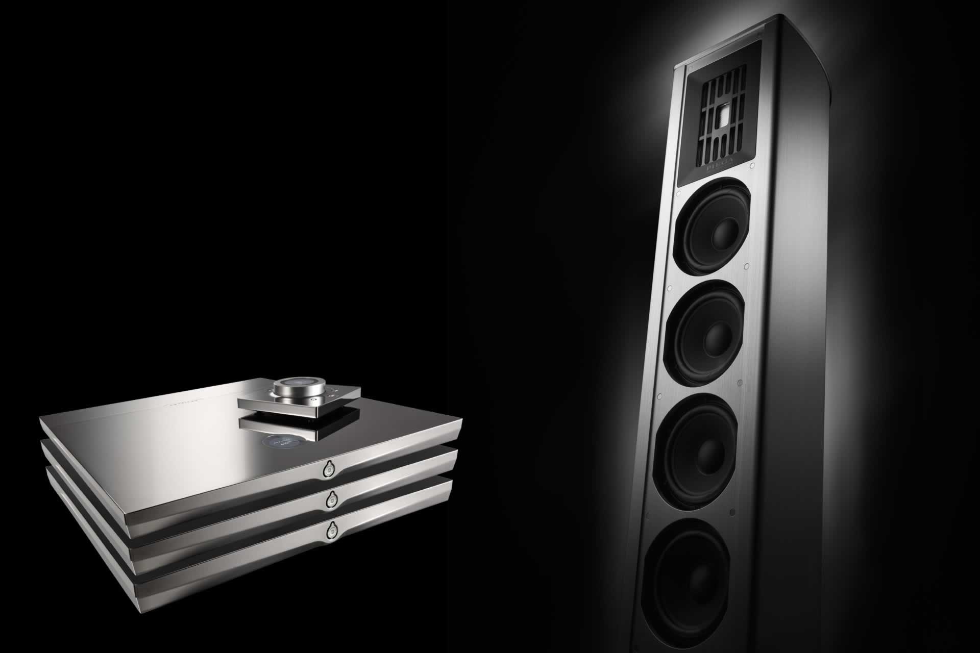 voice 70 – brandneue teilaktive Piegas zum Zweiten: Piega Coax 511 (4 Aktivbässe in geschlossenem Gehäuse) und 3 x Devialet 220Pro, Raumkorrektur und digital von A bis Z, schlank aber klanggewaltig. www.voice70.ch