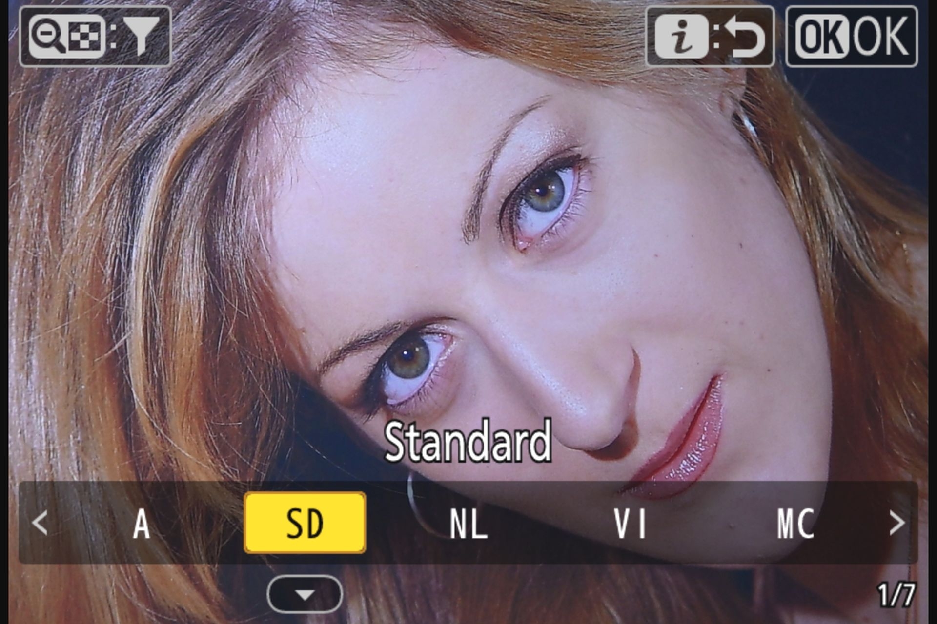 Nikon Z50II «Picture-Control»-Konfiguration: Standard.