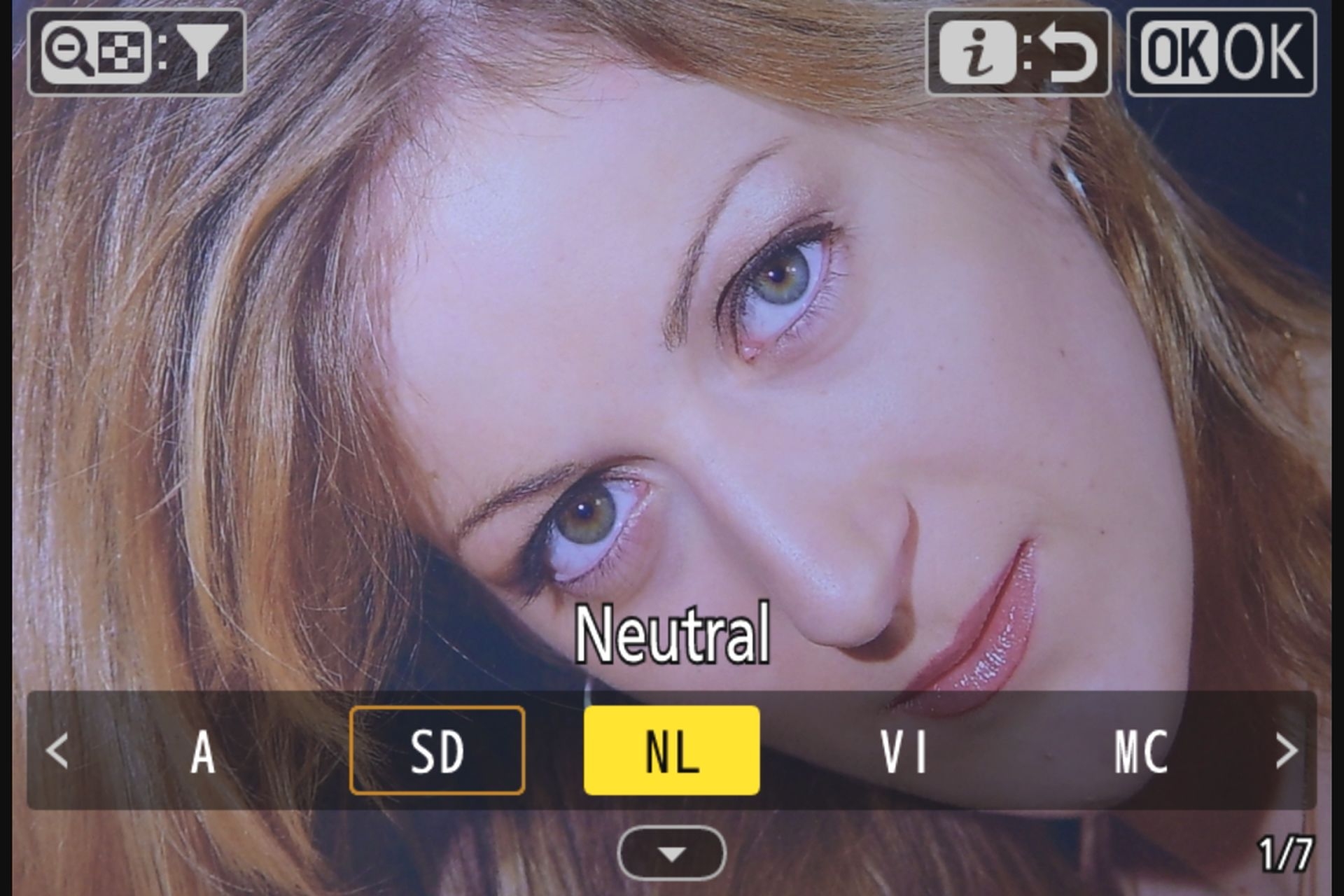 Nikon Z50II «Picture-Control»-Konfiguration: Neutral.