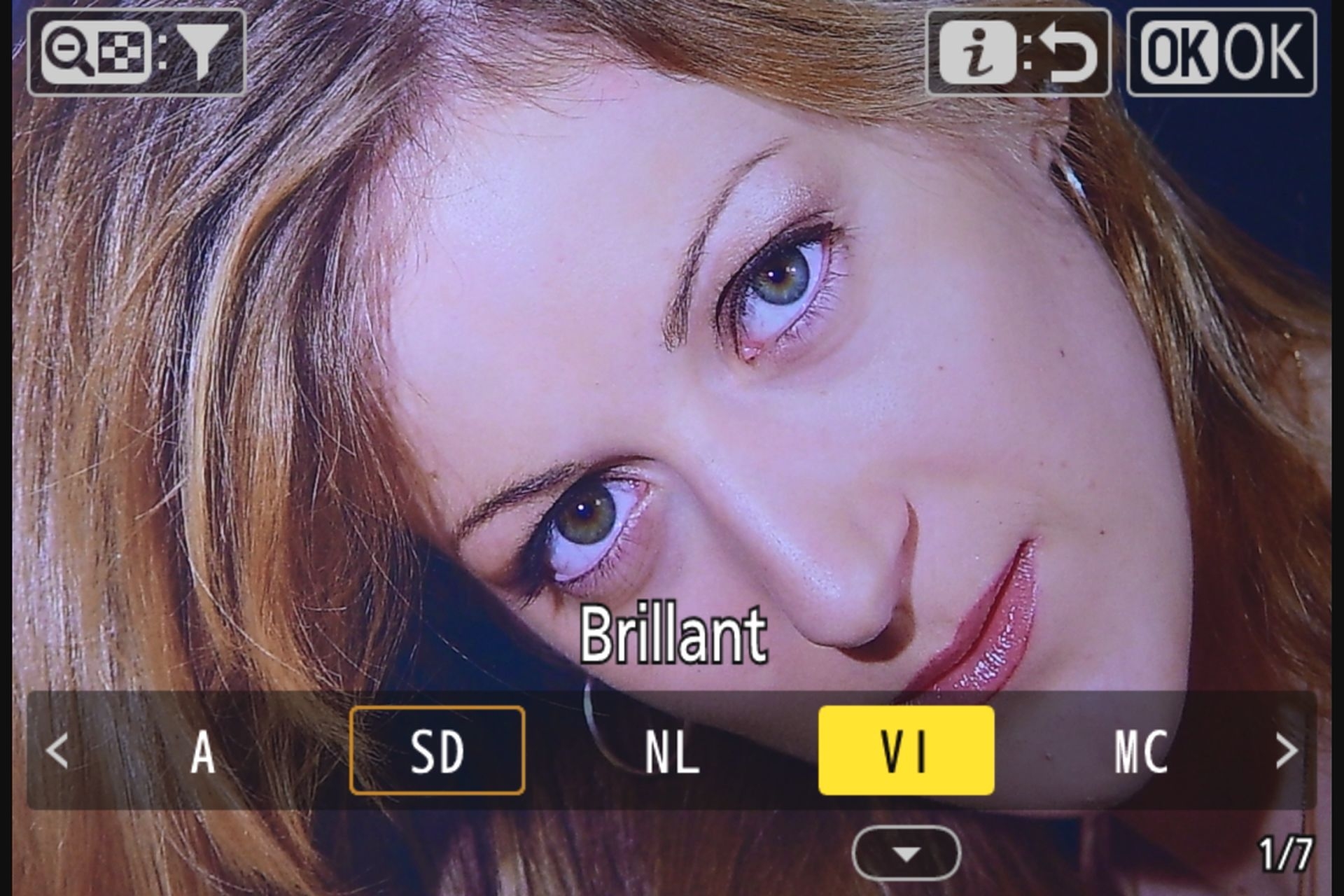 Nikon Z50II «Picture-Control»-Konfiguration: Brillant.