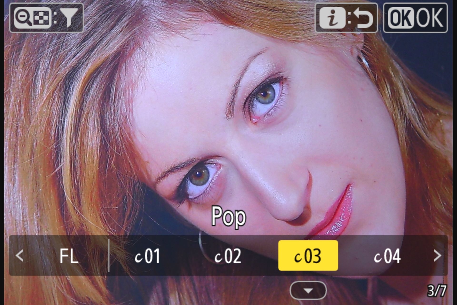 Nikon Z50II «Creative Picture-Control»-Konfiguration: Pop.