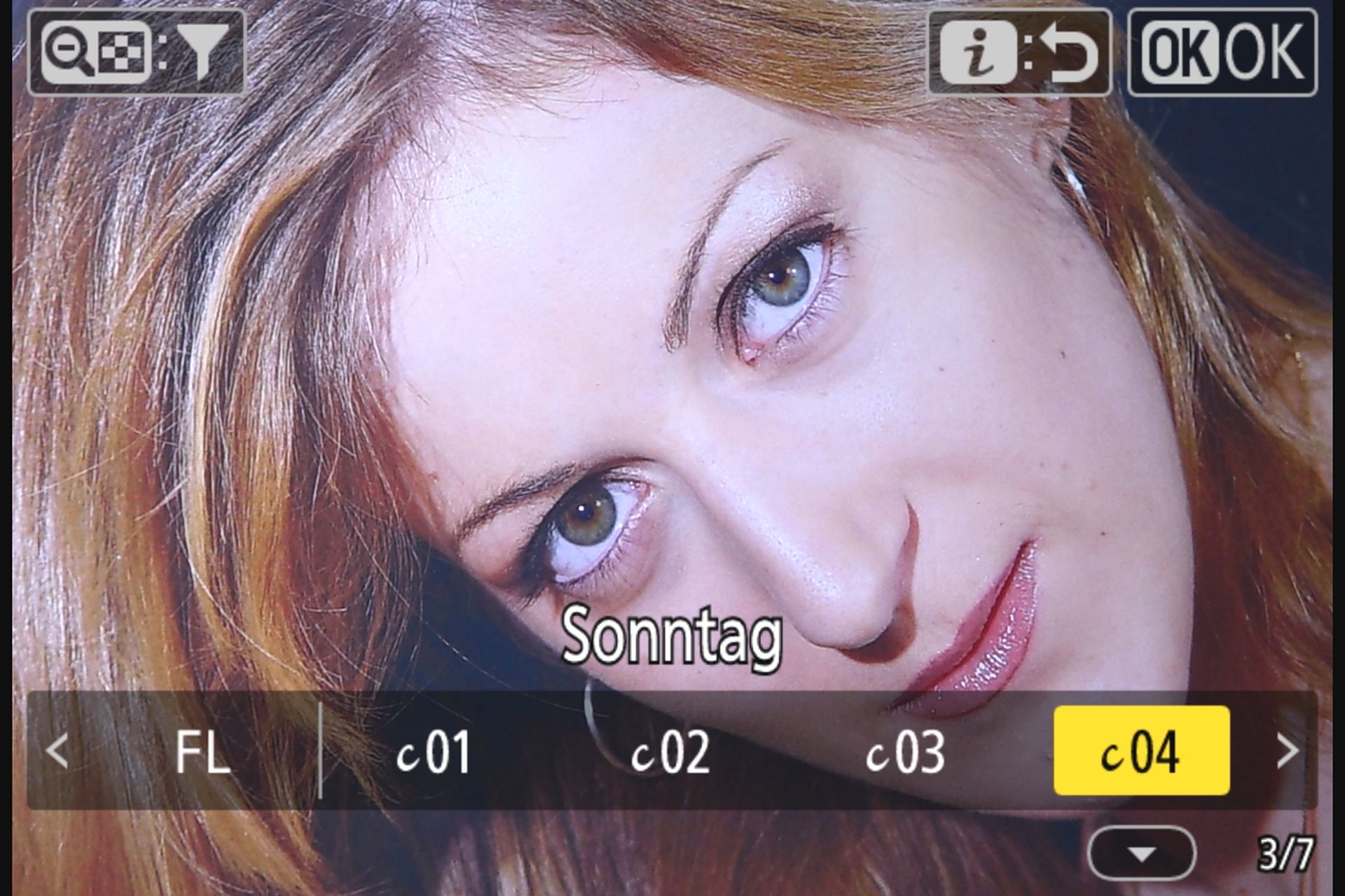 Nikon Z50II «Creative Picture-Control»-Konfiguration: Sonntag.