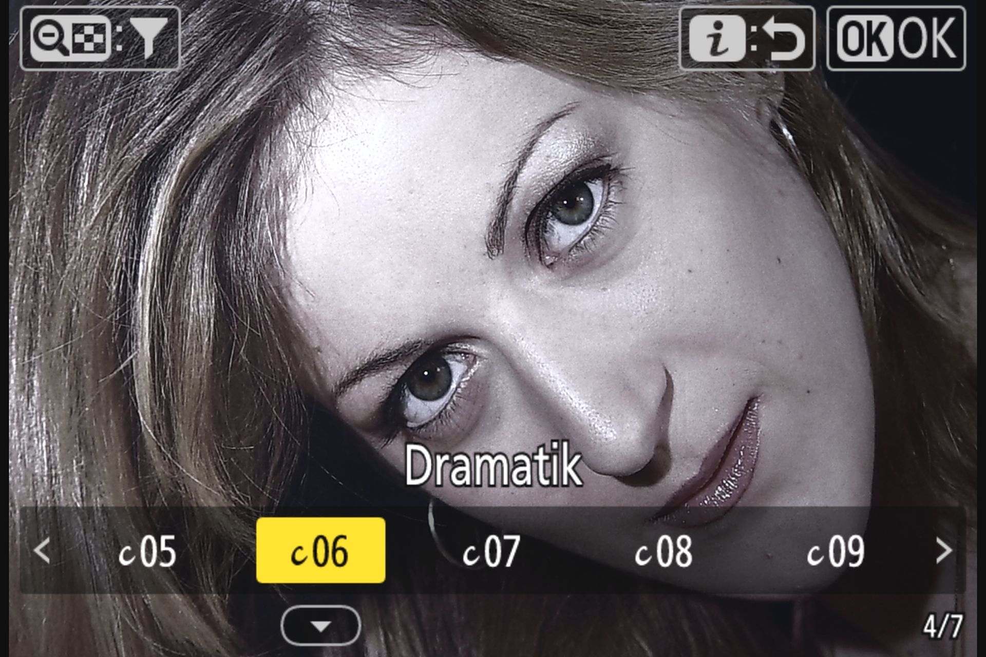 Nikon Z50II «Creative Picture-Control»-Konfiguration: Dramatik.
