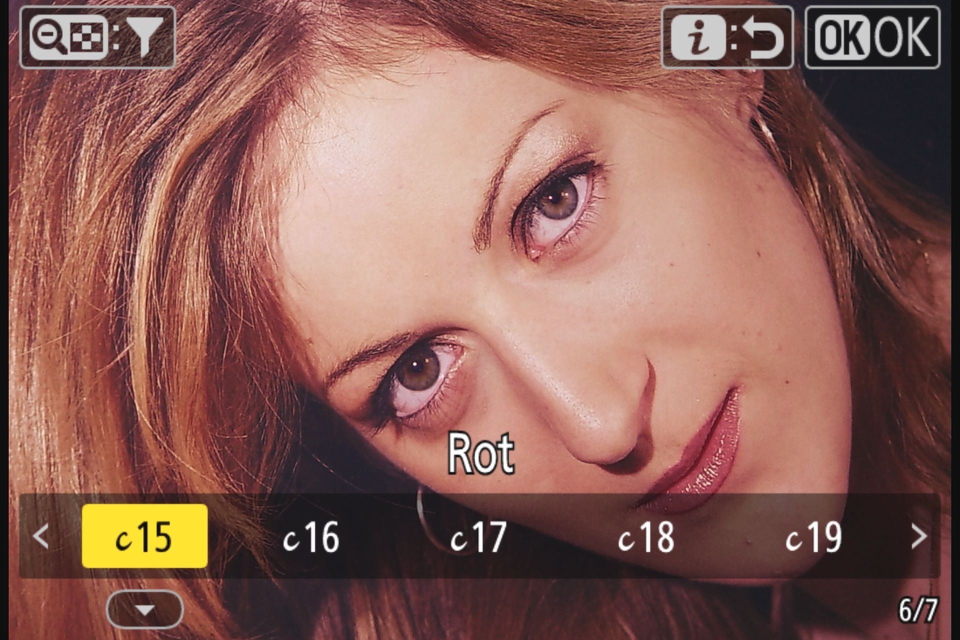 Nikon Z50II «Creative Picture-Control»-Konfiguration: Rot.