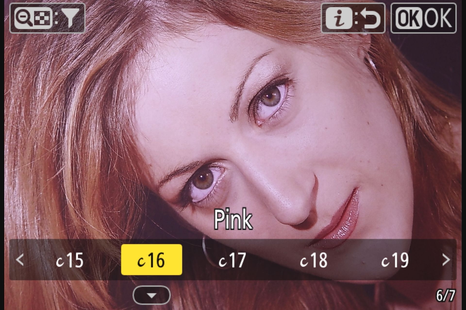 Nikon Z50II «Creative Picture-Control»-Konfiguration: Pink.