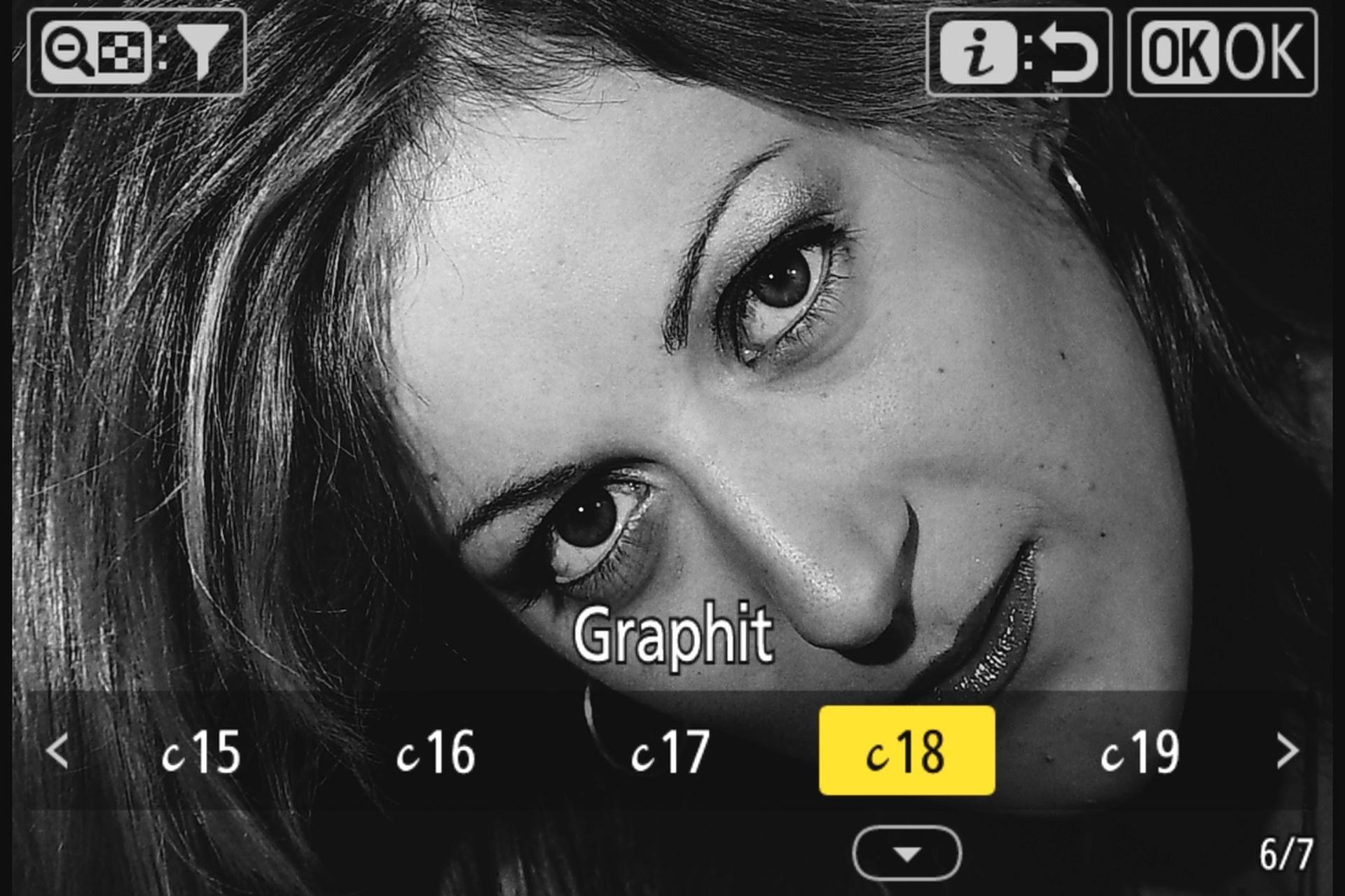 Nikon Z50II «Creative Picture-Control»-Konfiguration: Graphit.
