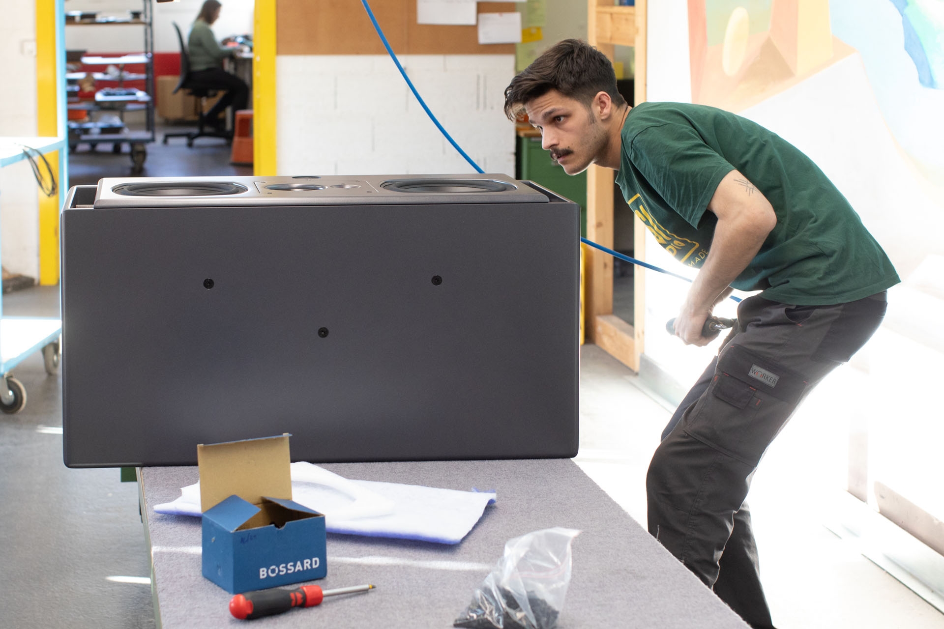 Der kleine Markt für Main-Monitore ist ein Prestigemarkt für Hersteller von Studiomonitoren. Die Lautsprecher müssen an die Innenarchitektur anpassbar sein.