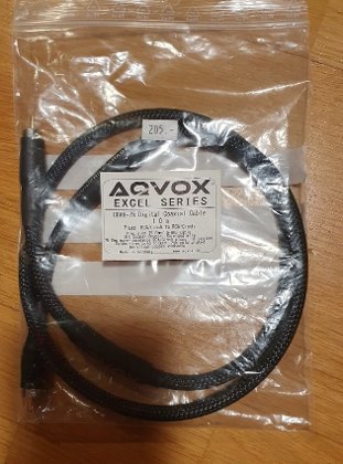 Aqvox Digitalkabel, 75 Ohm, 1 x 1 Meter (wie neu)