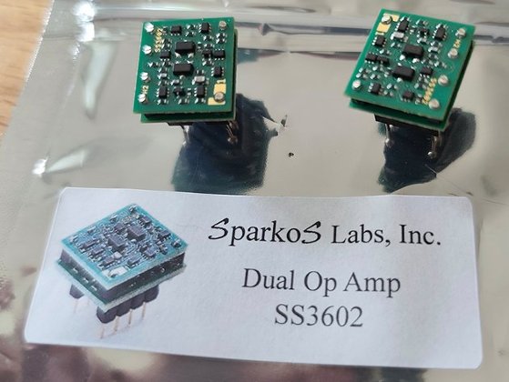 2x Sparkos Labs SS3602 Dual Discrete Op Amp