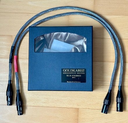 Kabel Goldkabel executive serie XLR