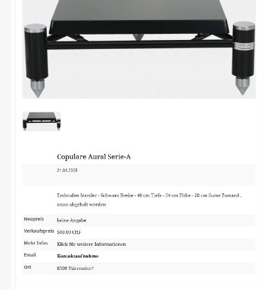 Endstufen St&auml;nder