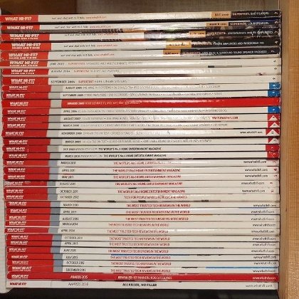Magazin &laquo;WHAT HI-FI?&raquo;, 37 Hefte aus Jahren 2000 - 2016