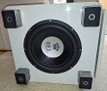 REL T 9x Acoustics Subwoofer Weiss Hochglanz wie Neu