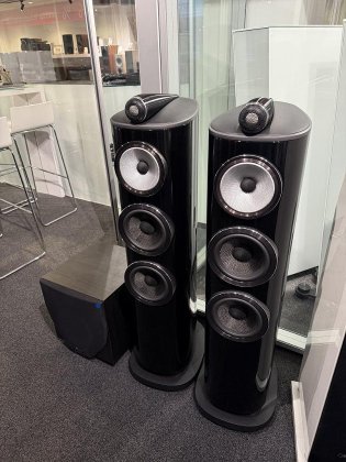 High End Lautsprecher B&W 804 D4 Schwarz wie neu CH-Garantie