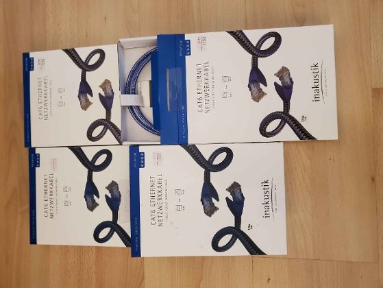 Ethernet / Netzwkabel RJ-45 In-Akustik