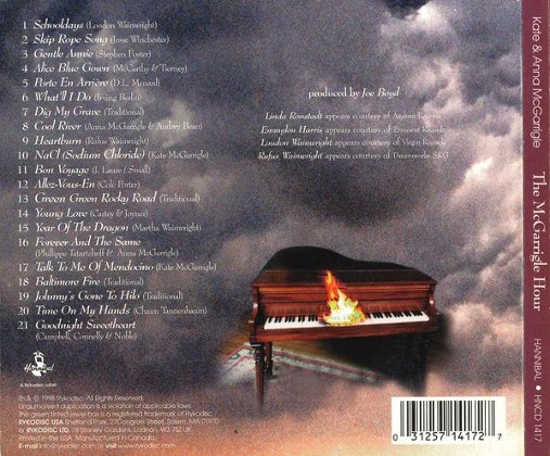 Kate and Anna McCarrigle: The Carrigle Hour (CD, Topzustand)