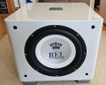 REL T 9x Acoustics Subwoofer Weiss Hochglanz wie Neu