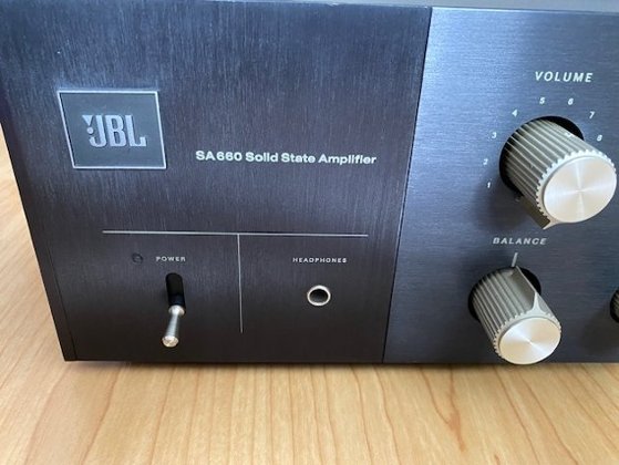 JBL SA660 Stereo Vollverst&auml;rker, sehr selten.