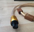 Odin Gold Netzkabel in 1,50m - Schuko - Klangtipp!