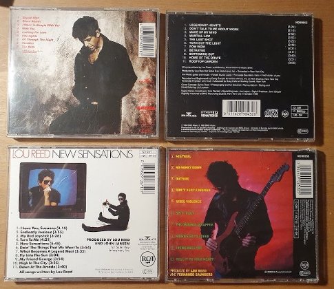 Vier CDs von LOU REED (Auswahl ist m&ouml;glich)