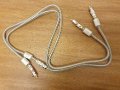 Chinch-Kabel, 2 x 1 Meter mit 4 Ringglieder, Neu