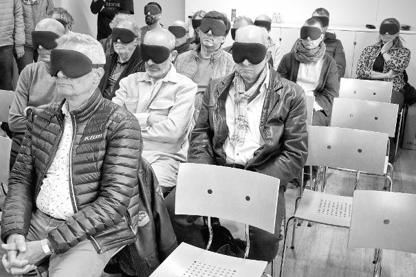 Blind-Date-Format: Besucher beurteilten anonym aufgestellte Lautsprecher per Hörtest – ohne Sicht auf Fabrikat oder Preis.