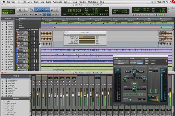 Mit der Musiksoftware Pro Tools werden die Aufnahmen minimal bearbeitet.