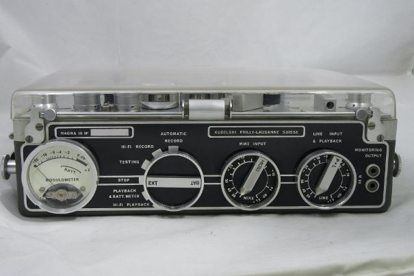 Der Nagra III, 1958 eingeführt, hatte erstmals einen elektronisch geregelten Motorantrieb.