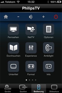 TV Bedienung via Smartphone App