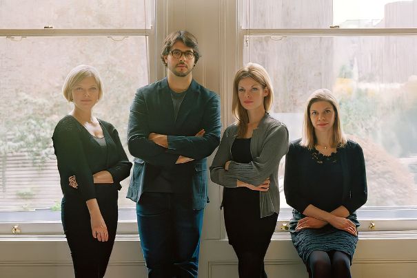 Das Chiaroscuro Quartet in der ersten Zusammensetzung mit dem spanischen Violinisten Pablo Hernán Benedí an der 2. Violine.
