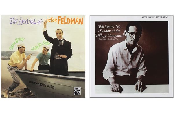 Mein erster Kontakt mit dem fulminanten Bass von Scott LaFaro war auf «The Arrival of Victor Feldman» (links). Wird als eines der besten Live-Alben gehandelt: Bill Evans Trio – «Sunday at the Village Vanguard» (rechts).