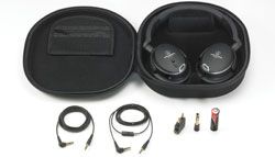 Audio-Technica ATH-ANC9 QuietPoint Kopfhörer mit Zubehör