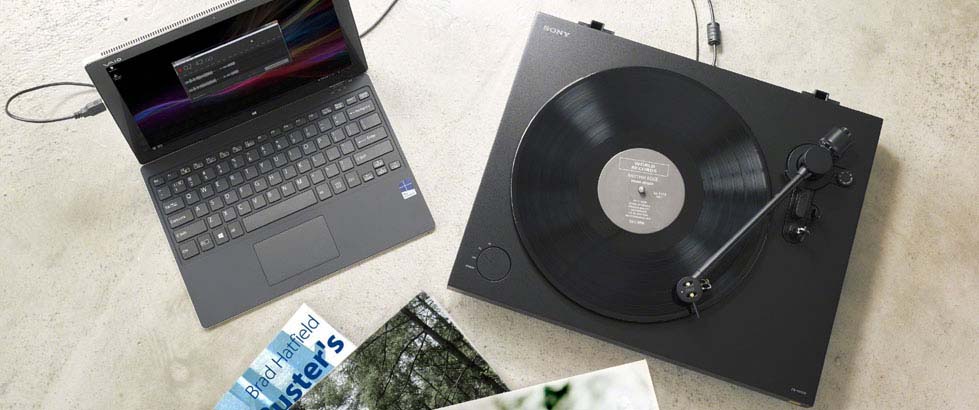 Hochwertige Vinyl-Komplettlösung von Sony