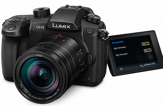 Umfassendes Firmware-Update für Panasonic GH5