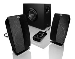 Gestylte Lautprecher für MP3 und Computer: Das 2.1 Lautsprechersystem VS2721 von Altec Lansing