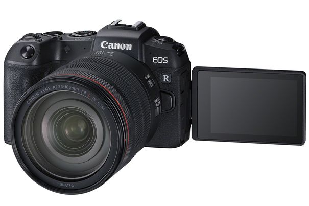 Die Canon EOS RP bietet neben 4K/UHD und Full-HD auch Zeitraffer- und HDR-Video. Der nach vorne drehbare Monitor freut Vlogger und YouTuber.