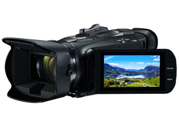 Zwei neue 4K/UHD-Camcorder von Canon: Legria HF G50 (Bild) und Legria HF G60 mit 1/2,3- bzw. 1-Zoll-Typ-Sensor.